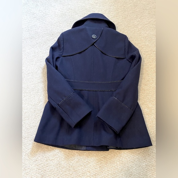 Miss Sixty Wool PeaCoat. Excellent condition. Navy Size M. Nonsmoking home. - Picture 8 of 10